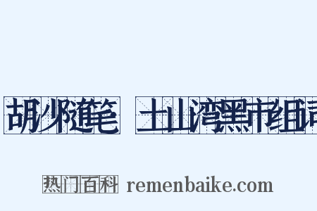 胡沙随笔·土山湾黑市组词是什么意思的图片